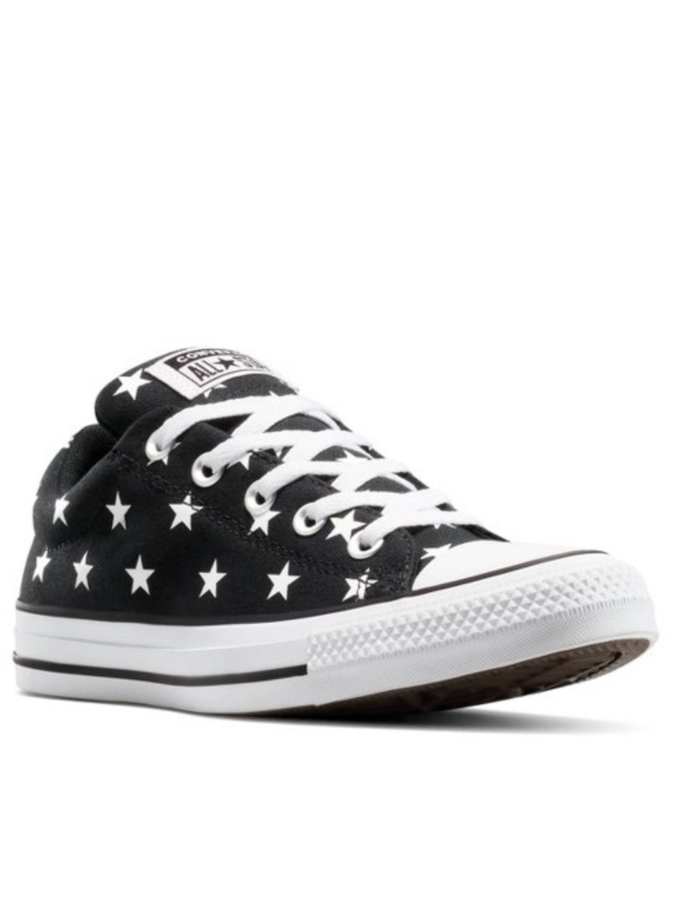 Converse Adult Street Ox Low Sneakers - Black Stars M 7.5/ W 9.5